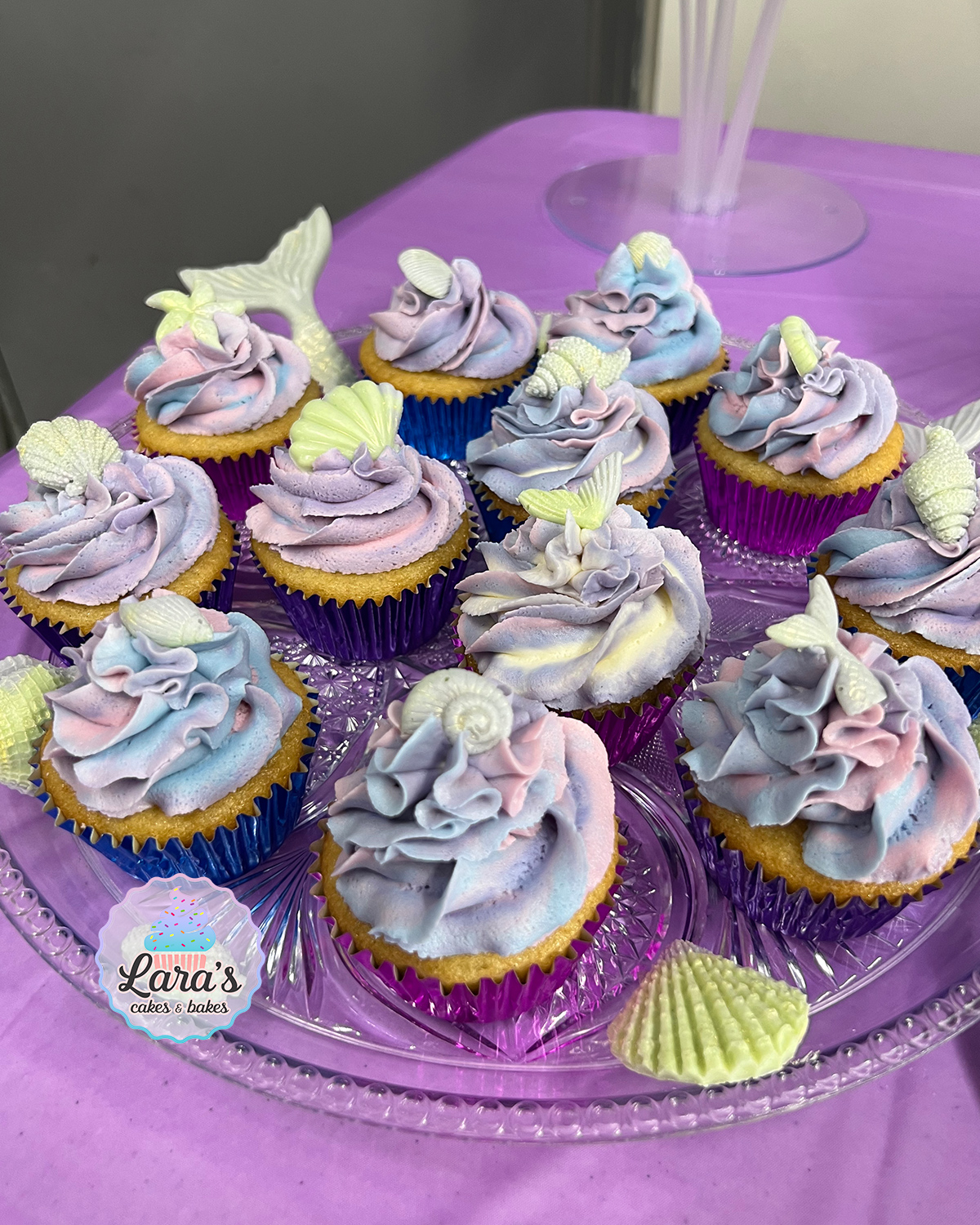 Gluten-free Mermaid Cupcakes