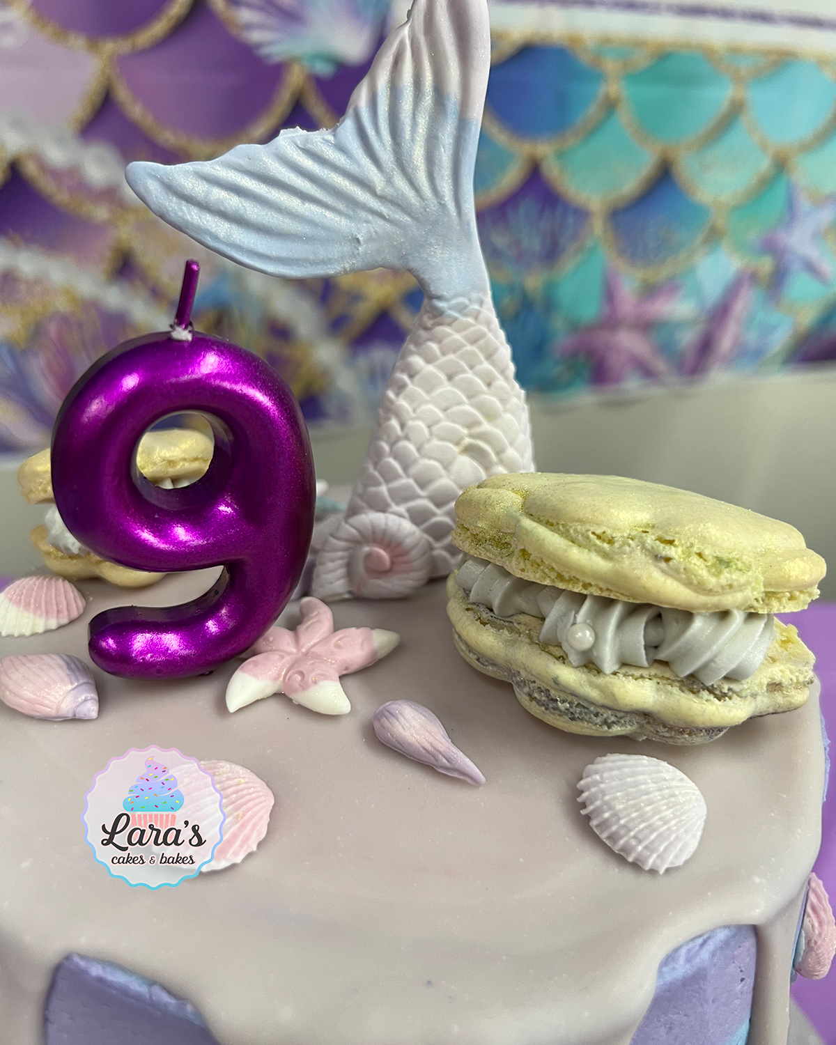 Gluten-free Mermaid Cake